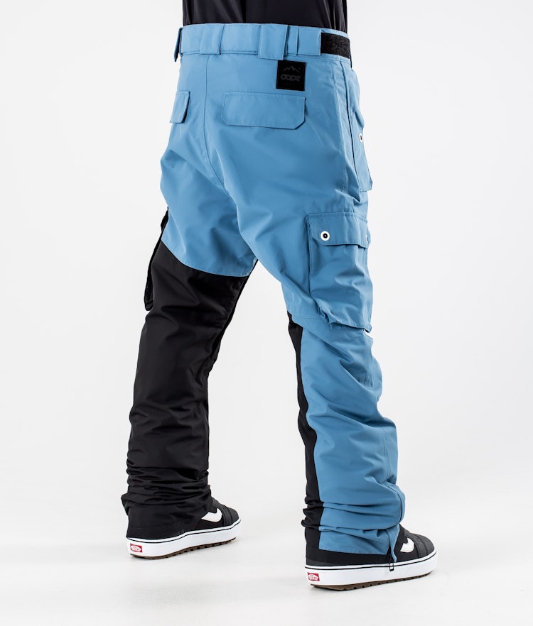 Dope Adept 2020 Spodnie Snowboardowe Mężczyźni Blue Steel/Black