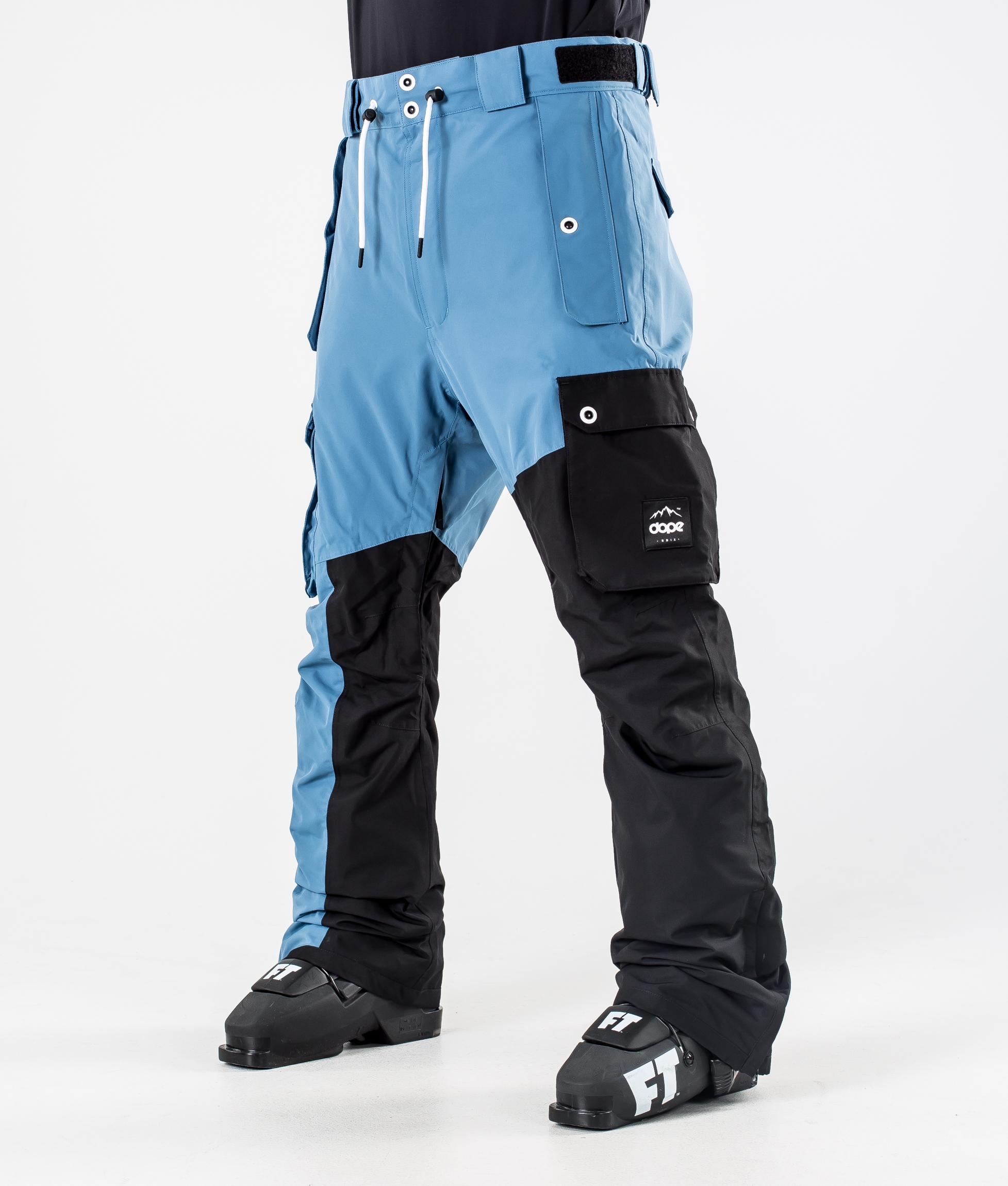 Dope Adept Pantaloni Sci Blue Steel/Black | Ridestore.com