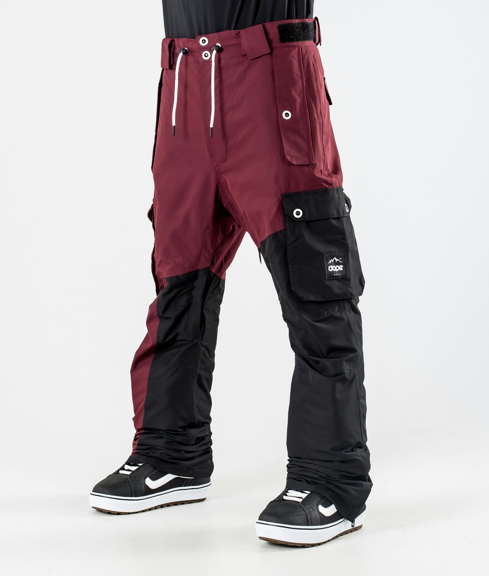 Dope Adept 2020 Pantalones Snowboard Hombre Burgundy/Black