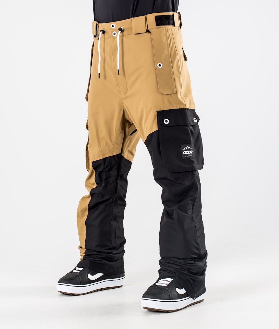 Dope Adept Snowboardhose Gold/Black