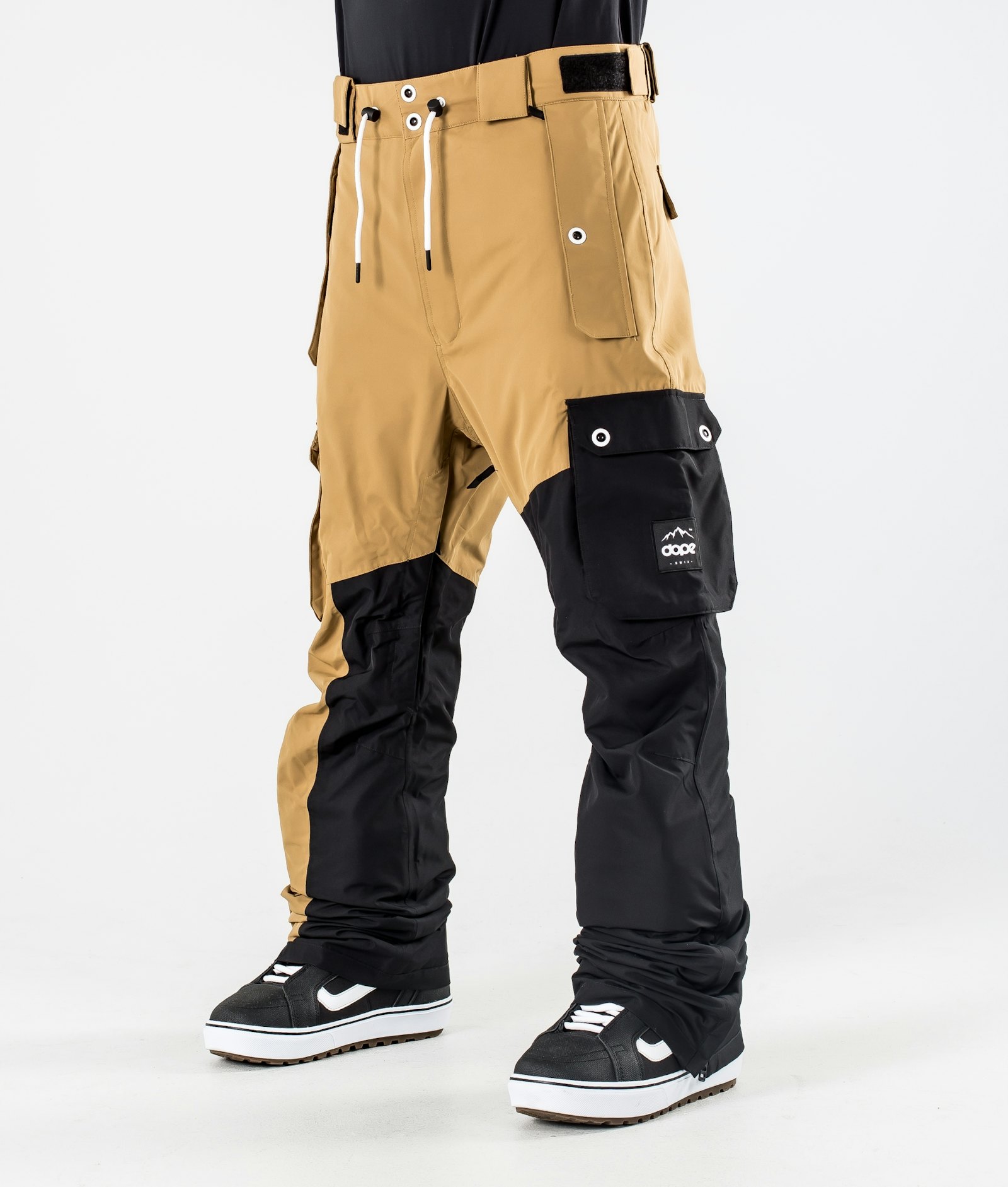 Dope Adept 2020 Spodnie Snowboardowe Mężczyźni Gold/Black