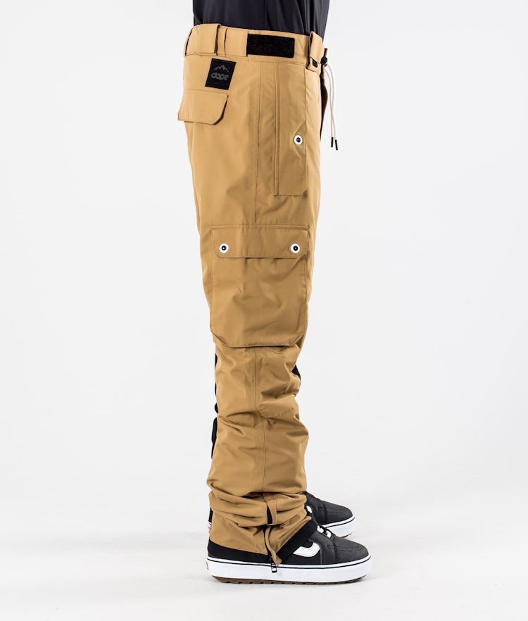 Adept 2020 Pantalon de Snowboard Homme Gold/Black, Image 2 sur 6