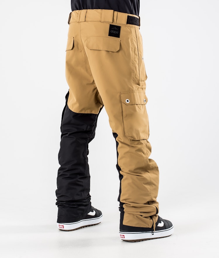 Adept 2020 Pantalon de Snowboard Homme Gold/Black, Image 3 sur 6