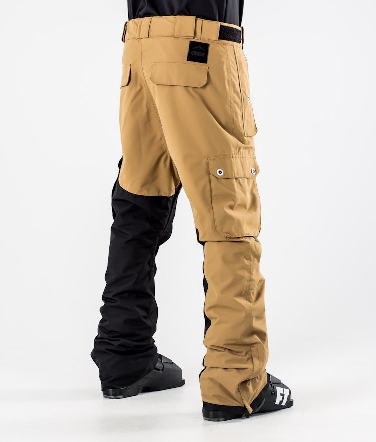Dope Adept 2020 Spodnie Narciarskie Mężczyźni Gold/Black, Zdjęcie 3 z 6