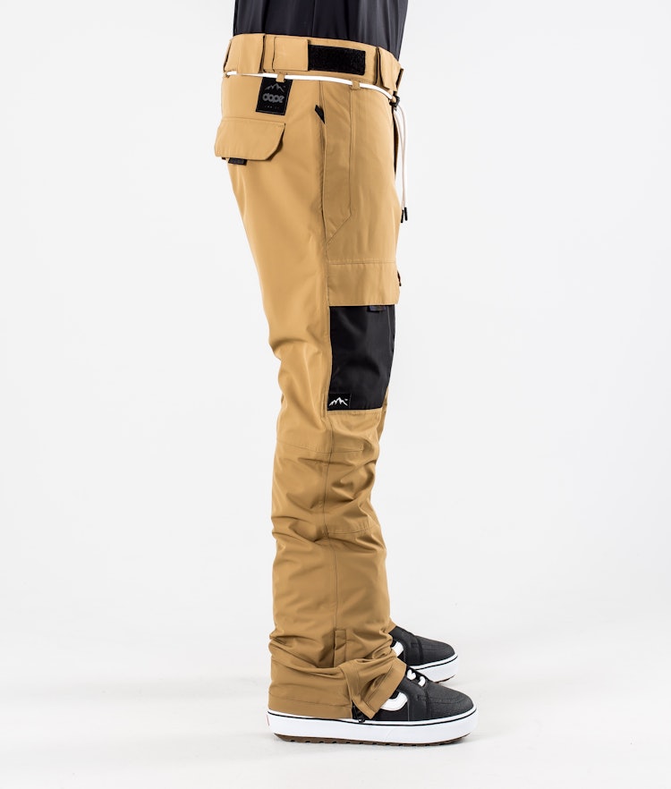 Poise Kalhoty na Snowboard Pánské Gold/Black