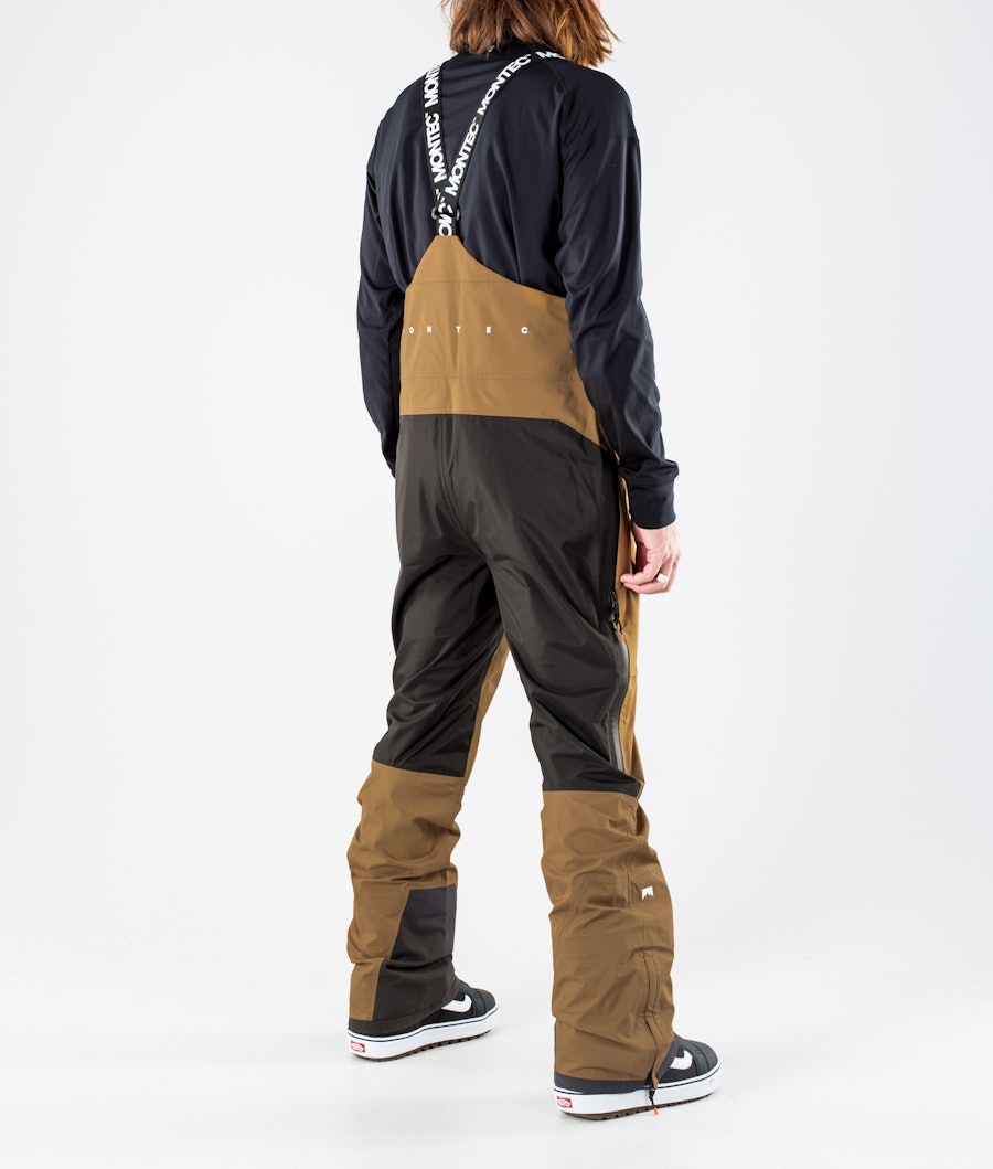 Montec Fenix 3L Pantalon de Snowboard Homme Gold
