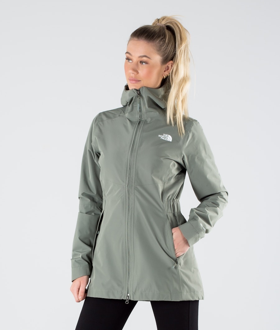 The North Face Hikesteller Parka Shell Outdoor Jacket Agave Green