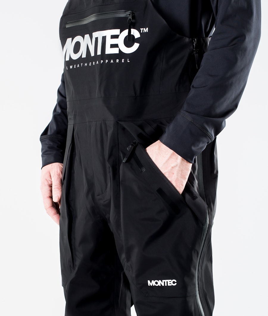 Montec Fenix 3L Men's Snowboard Pants Black