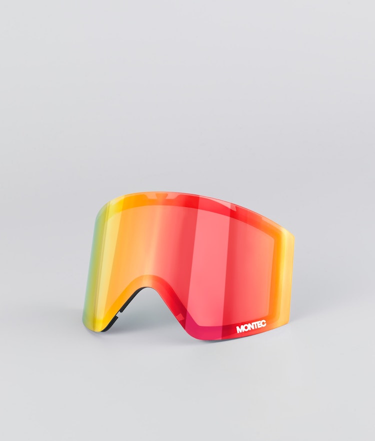 Montec Scope 2020 Goggle Lens Medium Extra Glas Snow Ruby Red