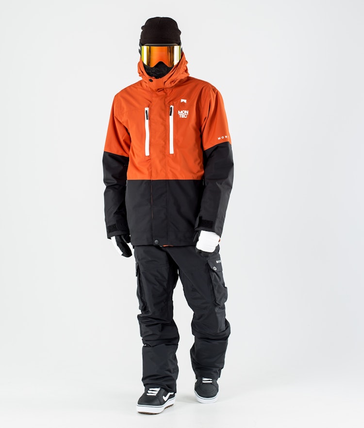 Fawk 2019 Snowboard Jacket Men Clay/Black, Image 7 of 8