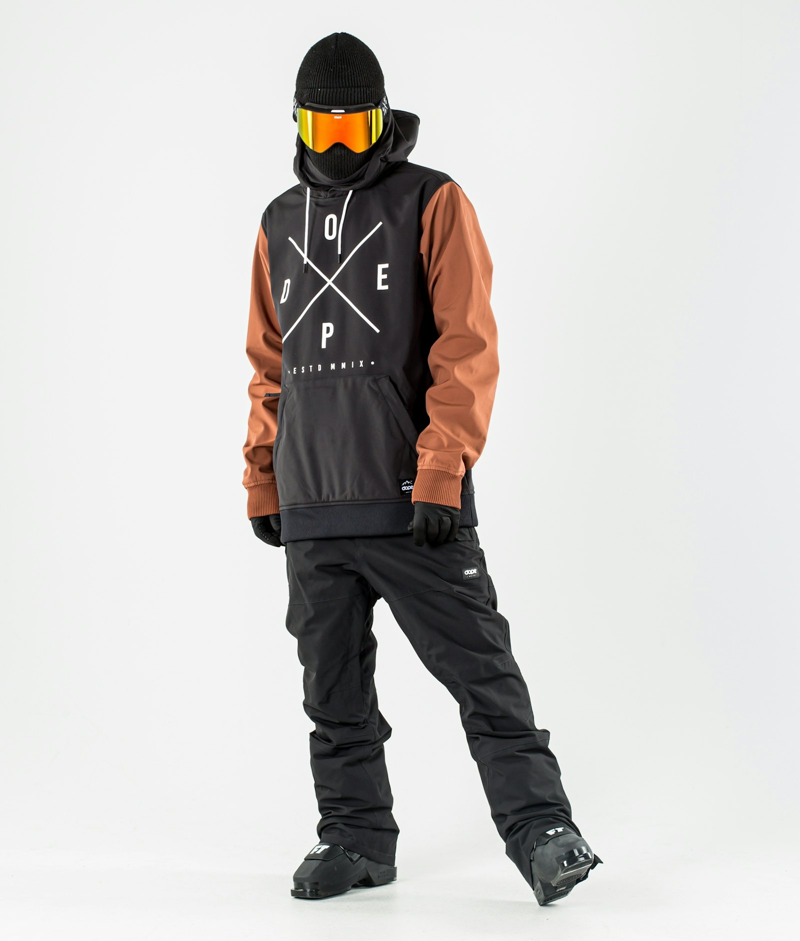 Dope Yeti 10k Skijakke Herre Black/Adobe