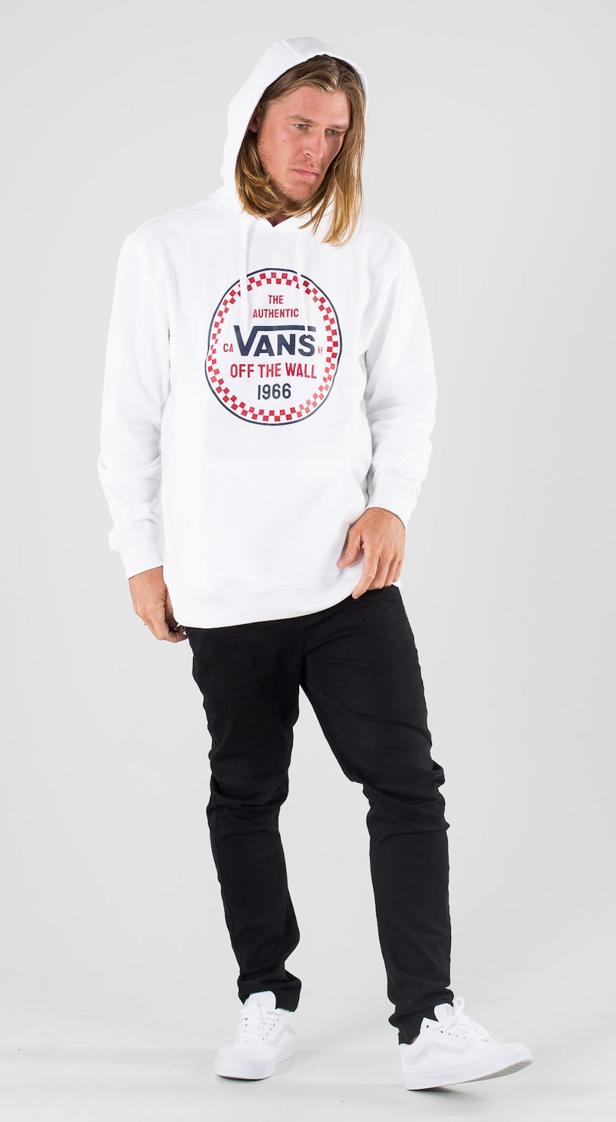 Vans Checker 66 Po White Outfit Multi
