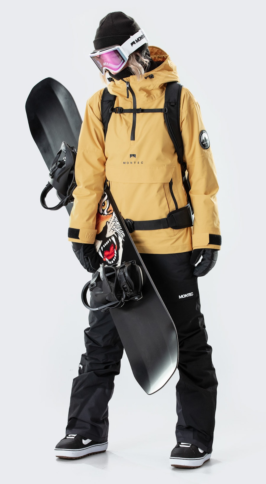Montec Typhoon W Yellow Snowboard Outfit Multi