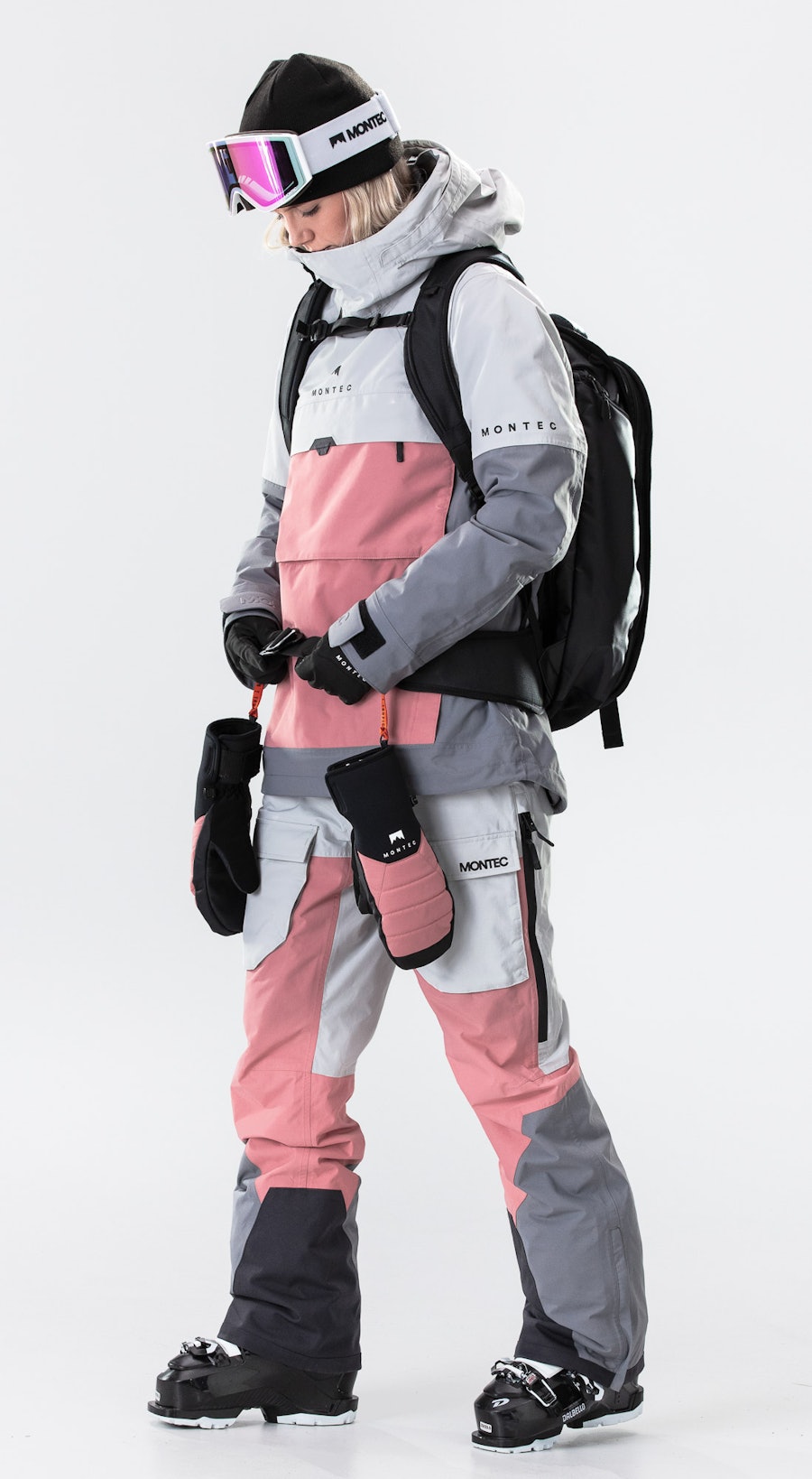 Montec Dune W Light Grey/Pink/Light Pearl Skibekleidung Multi