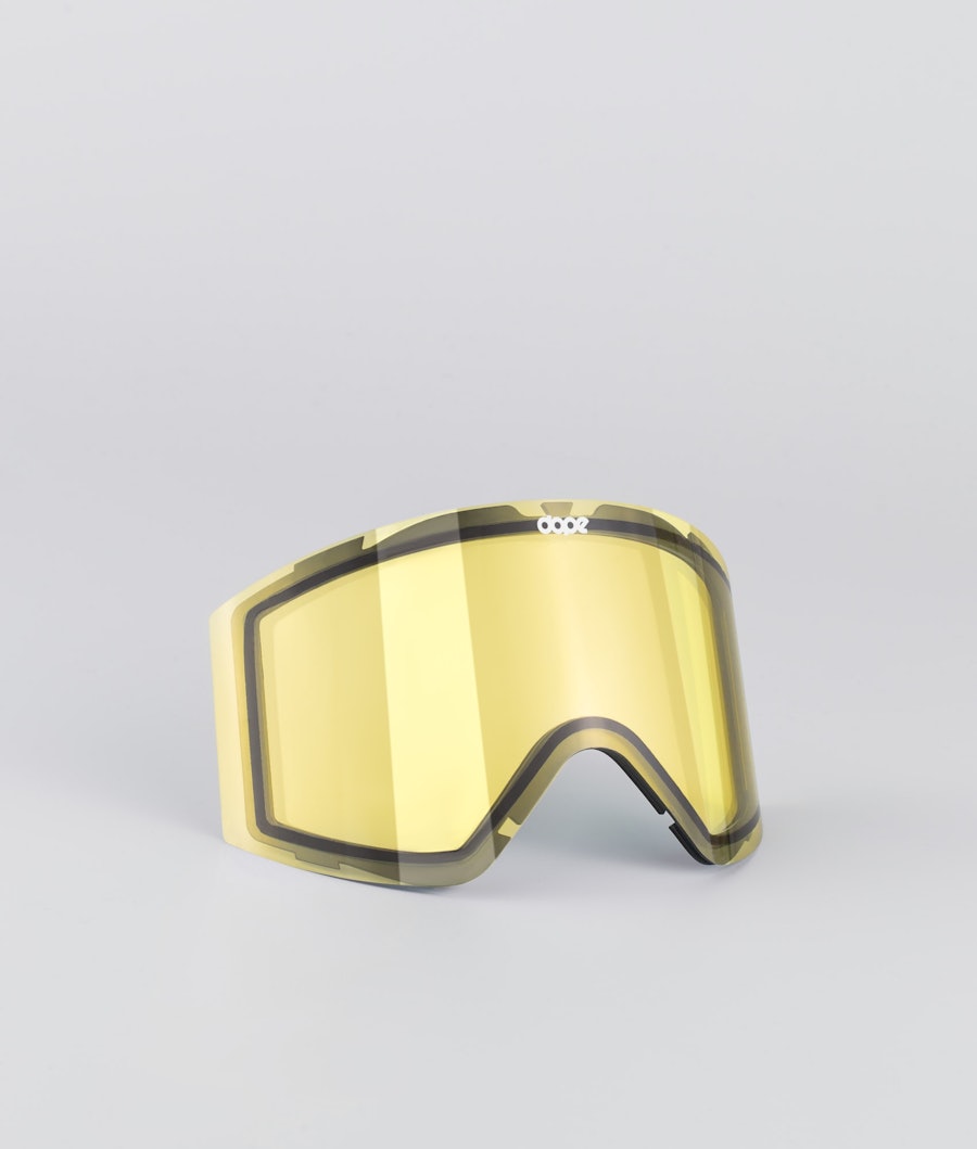 Dope Sight 2020 Goggle Lens Ecran de remplacement pour masque de ski Yellow