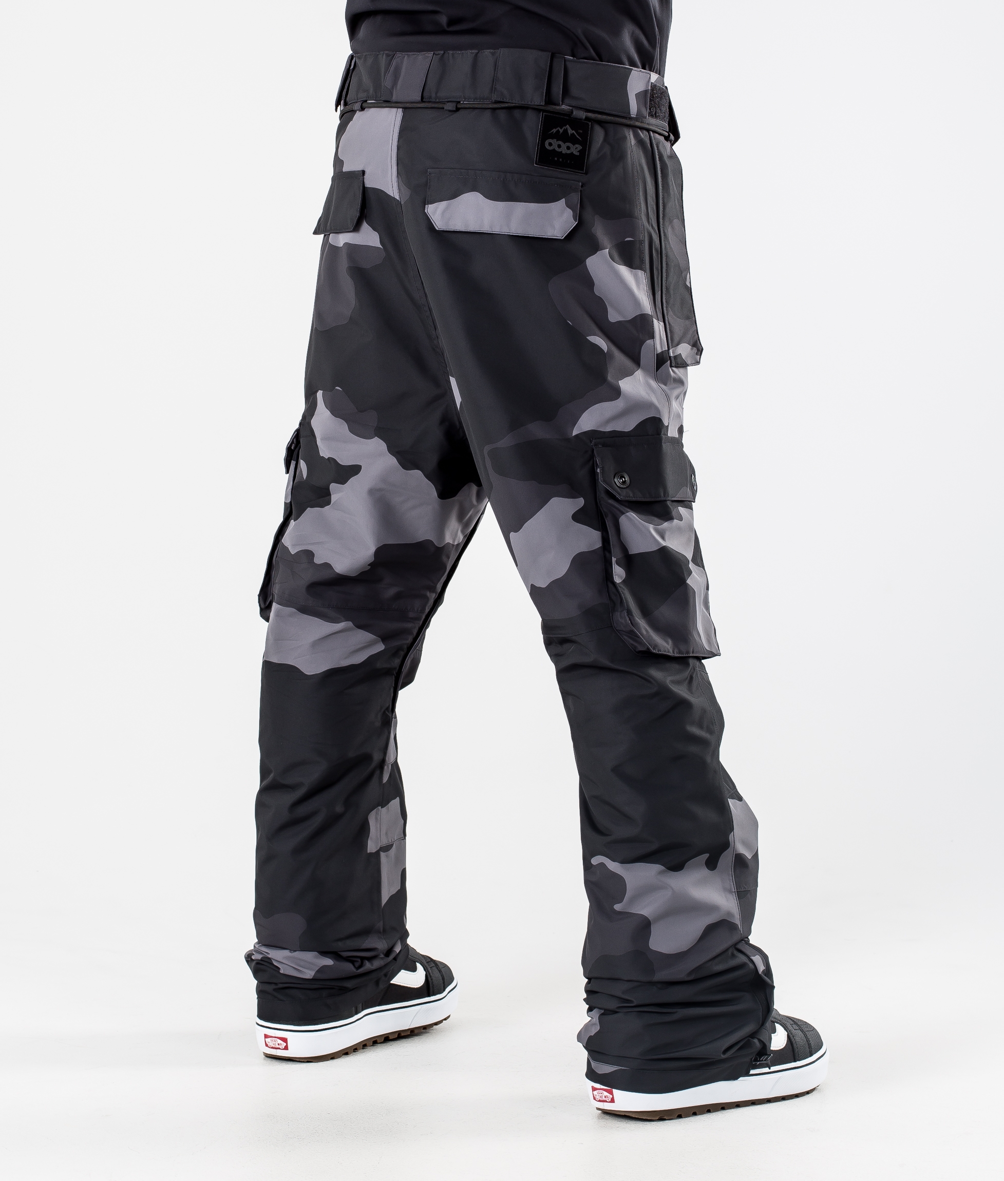 Dope Iconic Snowboard Pants Black Camo