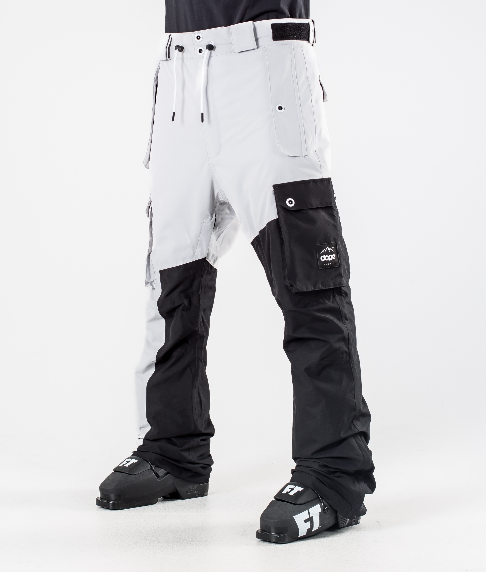 Dope Adept Skihose Light Grey Black Ridestore De