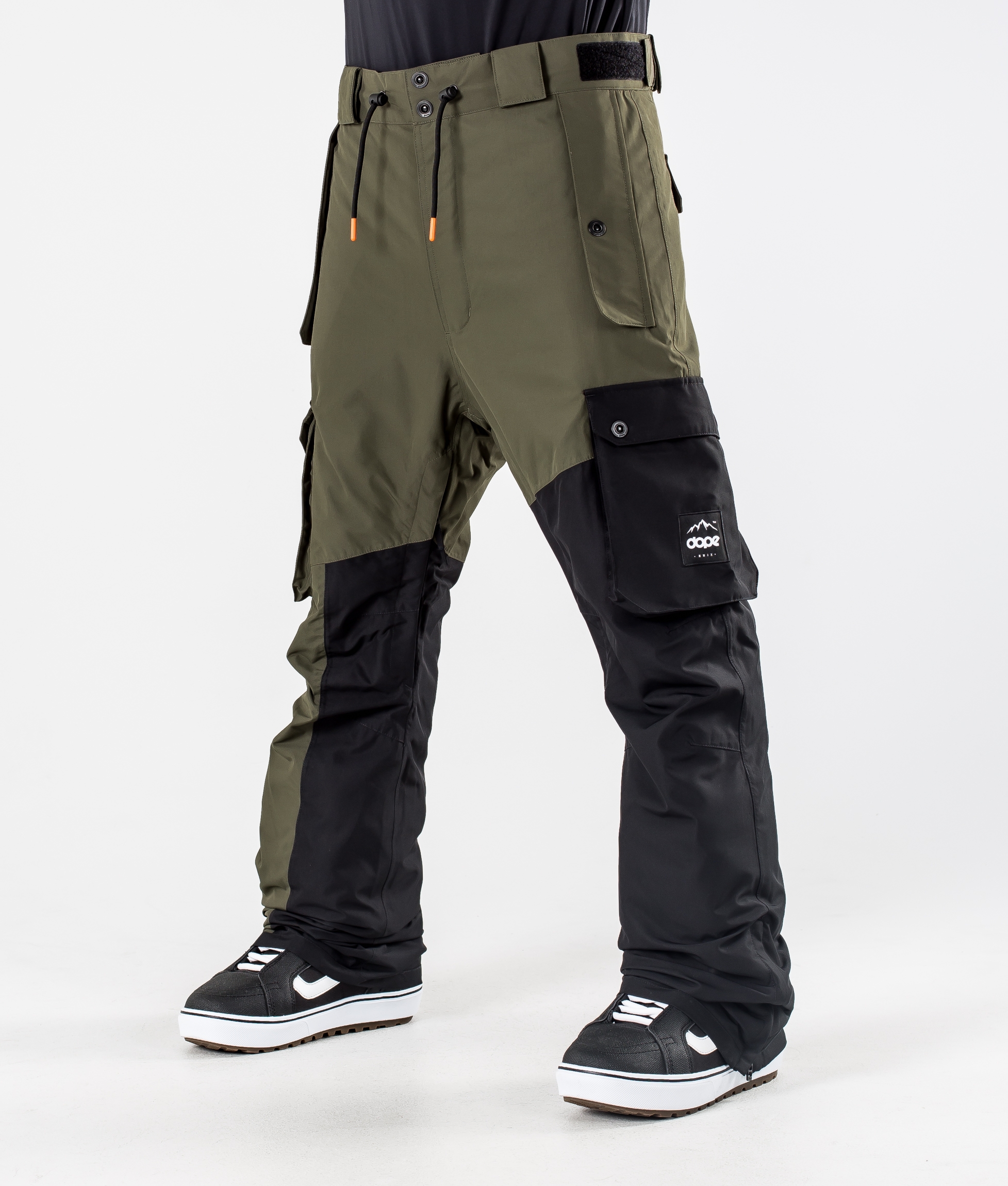 Dope Adept Snowboard Pants Olive Green/Black