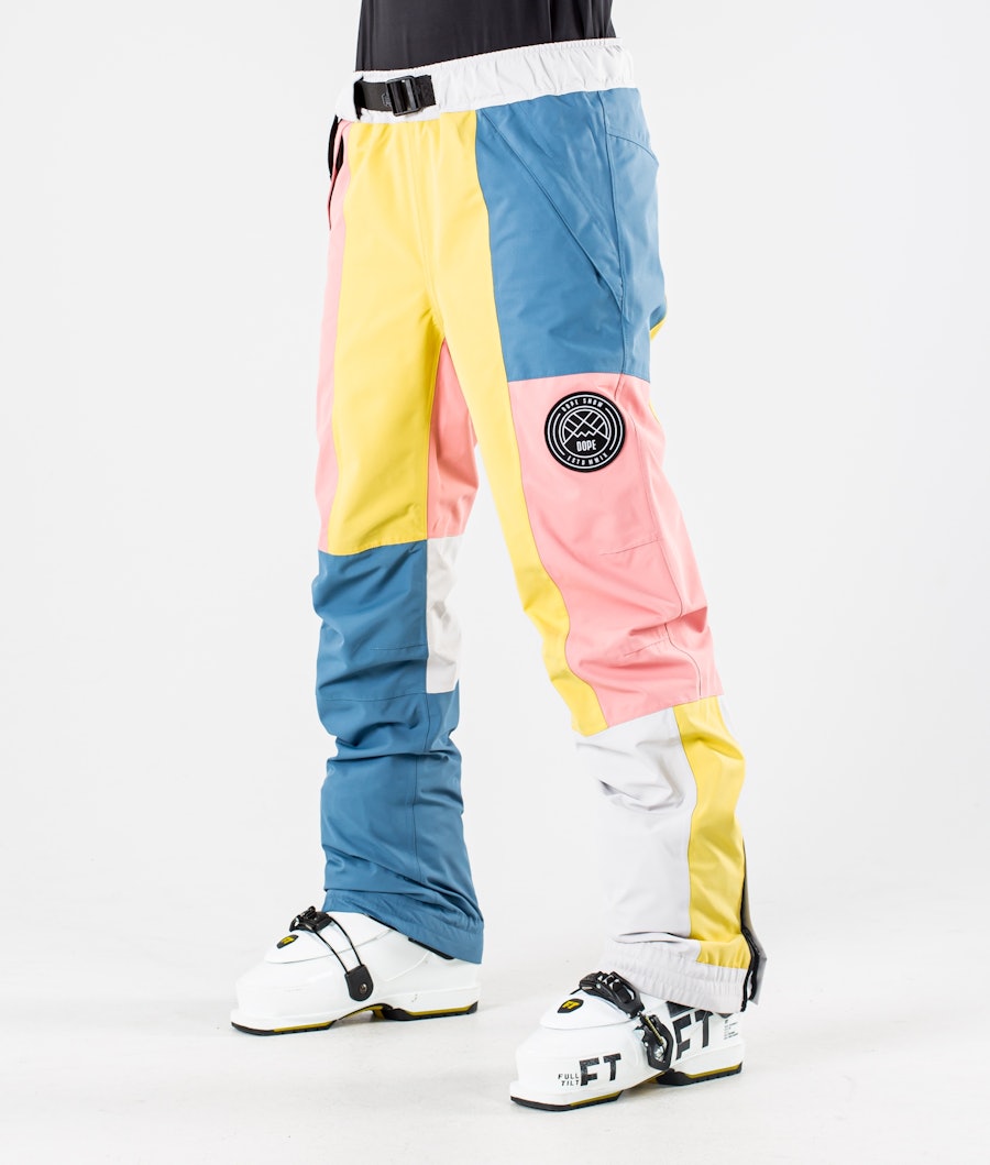 Dope Blizzard W 2020 Pantalon de Ski Limited Edition Pink Patchwork