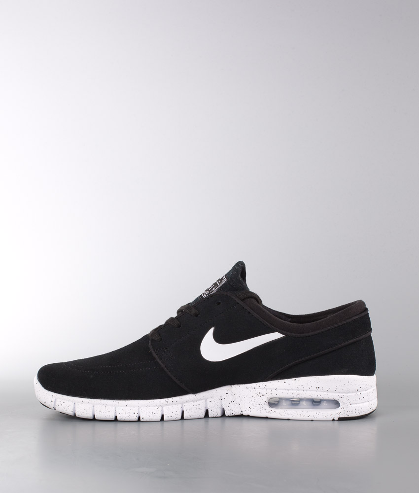 Nike Stefan Janoski Max L Unisex Shoes Black/White Nike Stefan Janoski Max L Unisex Shoes Black/White