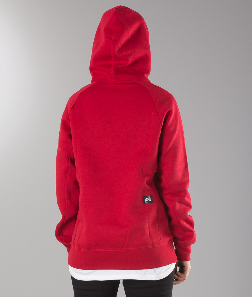 gym red hoodie