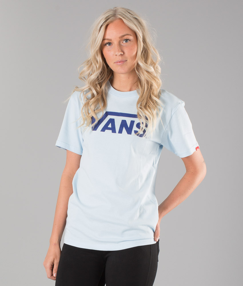 light blue vans t shirt