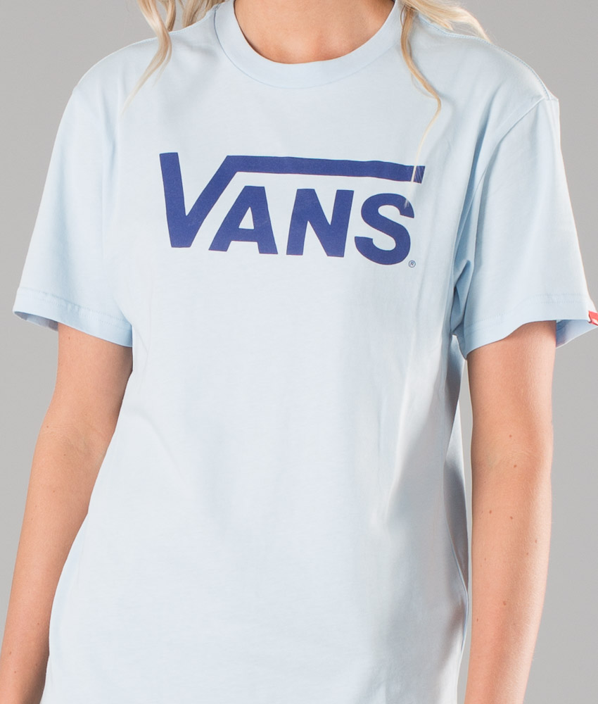 light blue vans t shirt