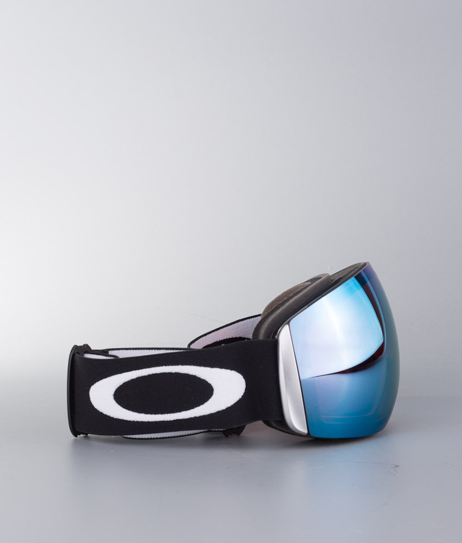 Oakley Flight Deck L Ski Goggles Men Matte Black With Prizm Snow Sapphire  Iridium Lens 