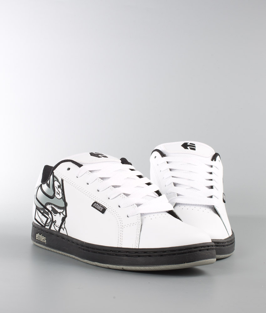 Etnies Metal Mulisha Fader Sko WhiteBlackGrey Etnies Metal Mulisha Fader Sko WhiteBlackGrey