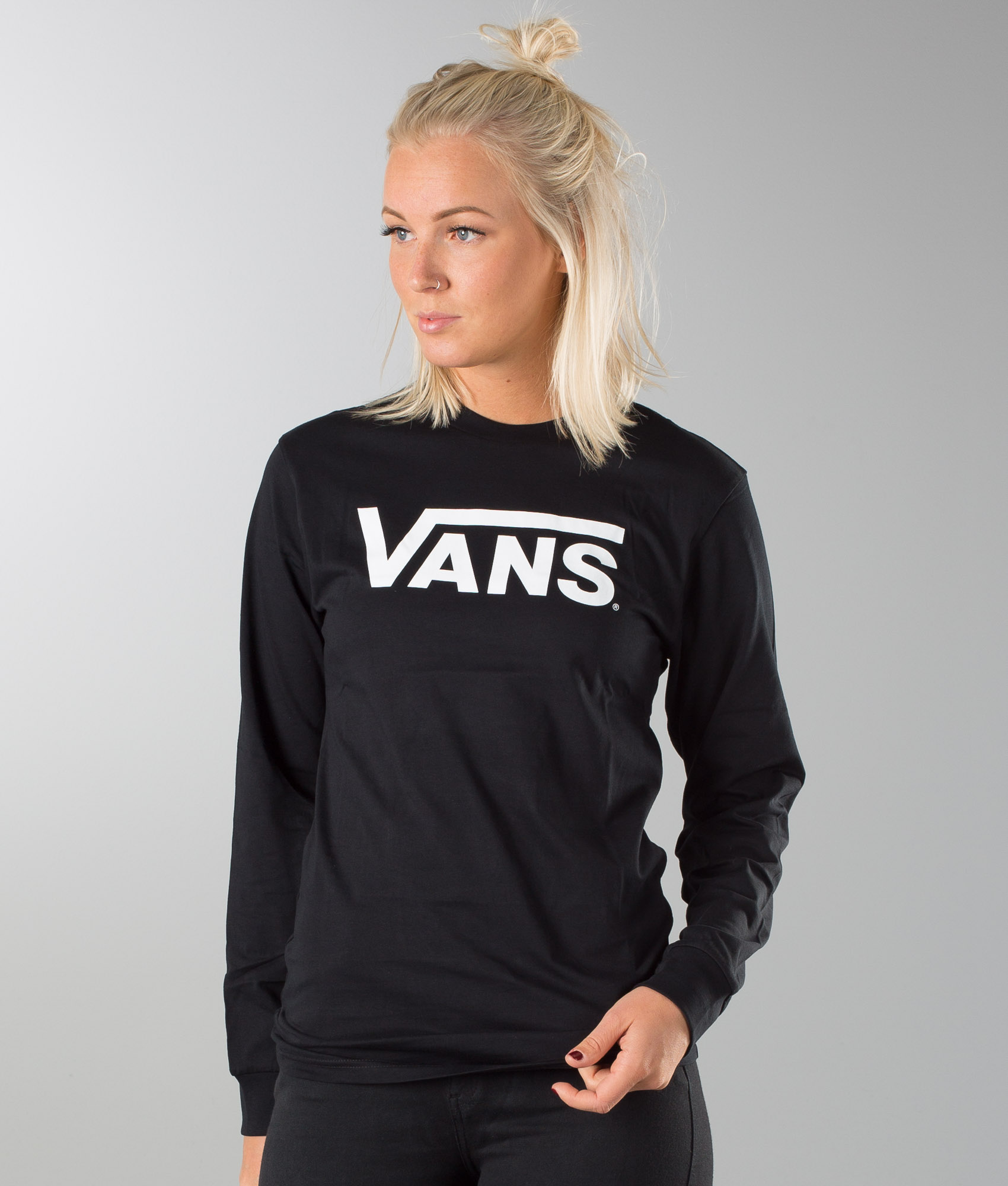 vans black long sleeve