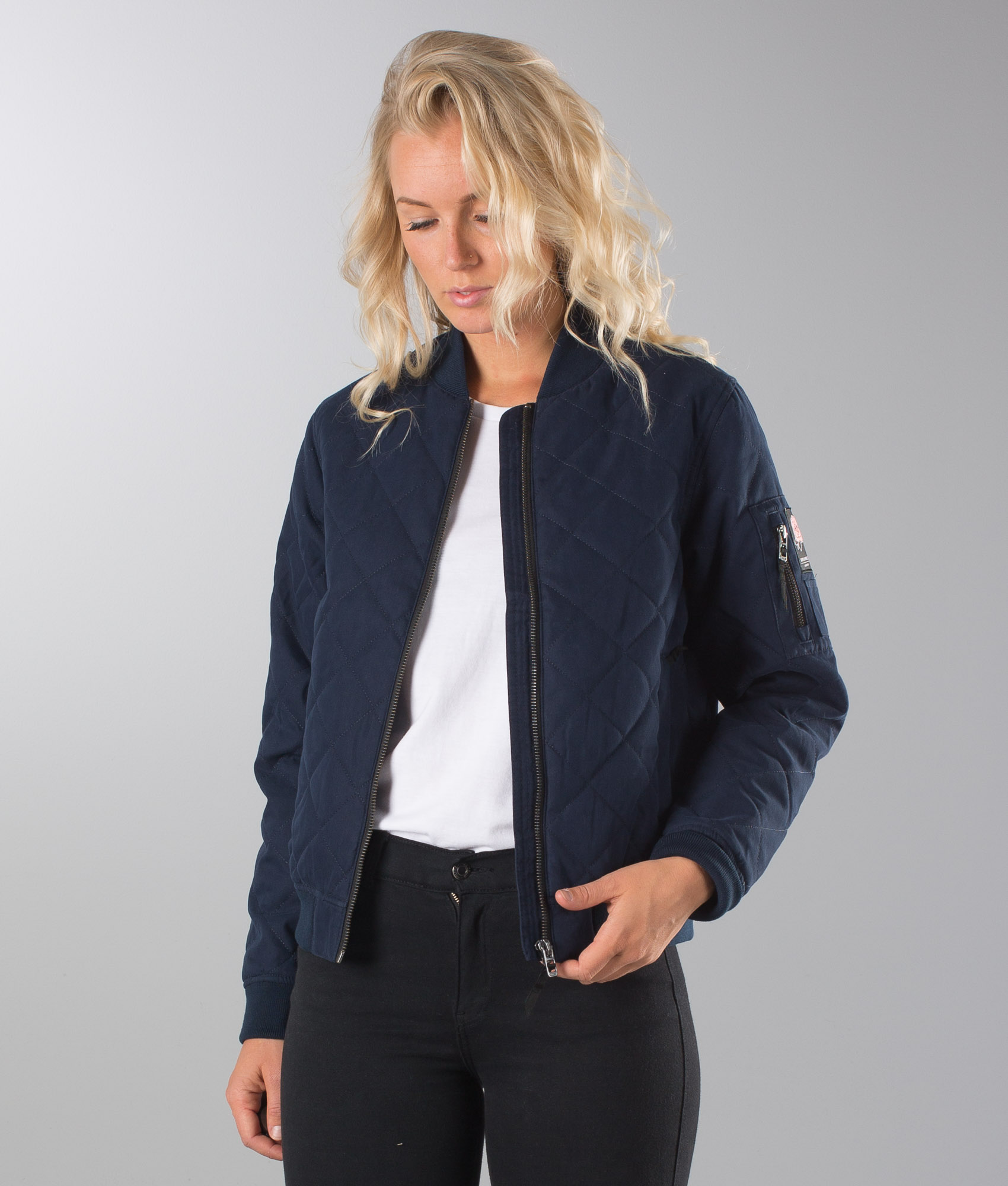 Dope Girls Bomber Jakke Marine Ridestore.no Dope Girls Bomber Jakke Marine Ridestore.no
