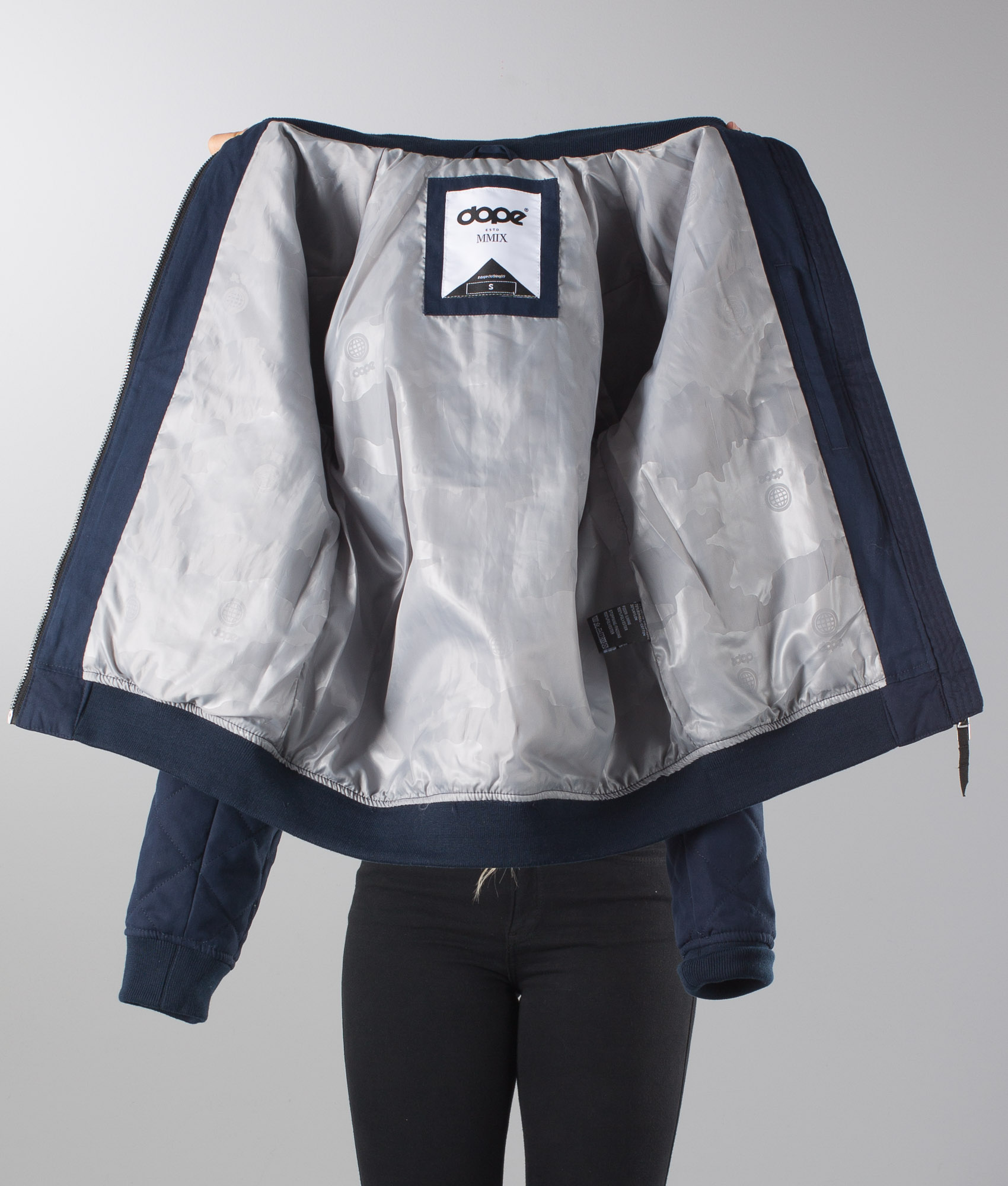 Dope Girls Bomber Jakke Marine Ridestore.no Dope Girls Bomber Jakke Marine Ridestore.no