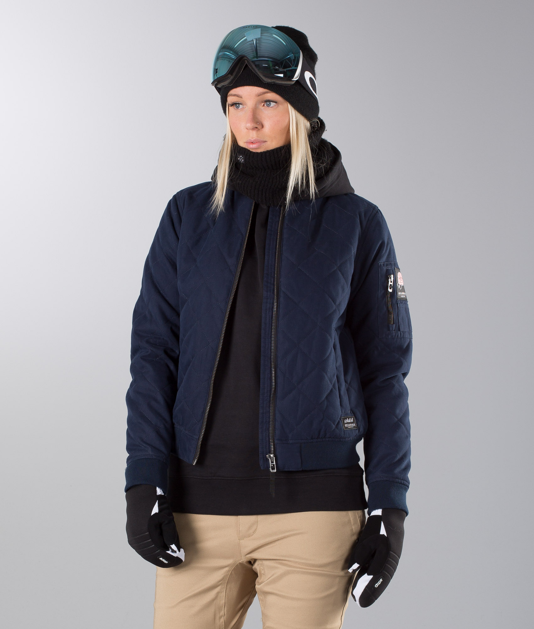 Dope Girls Bomber Snow Jakke Marine Ridestore.no Dope Girls Bomber Jakke Marine Ridestore.no