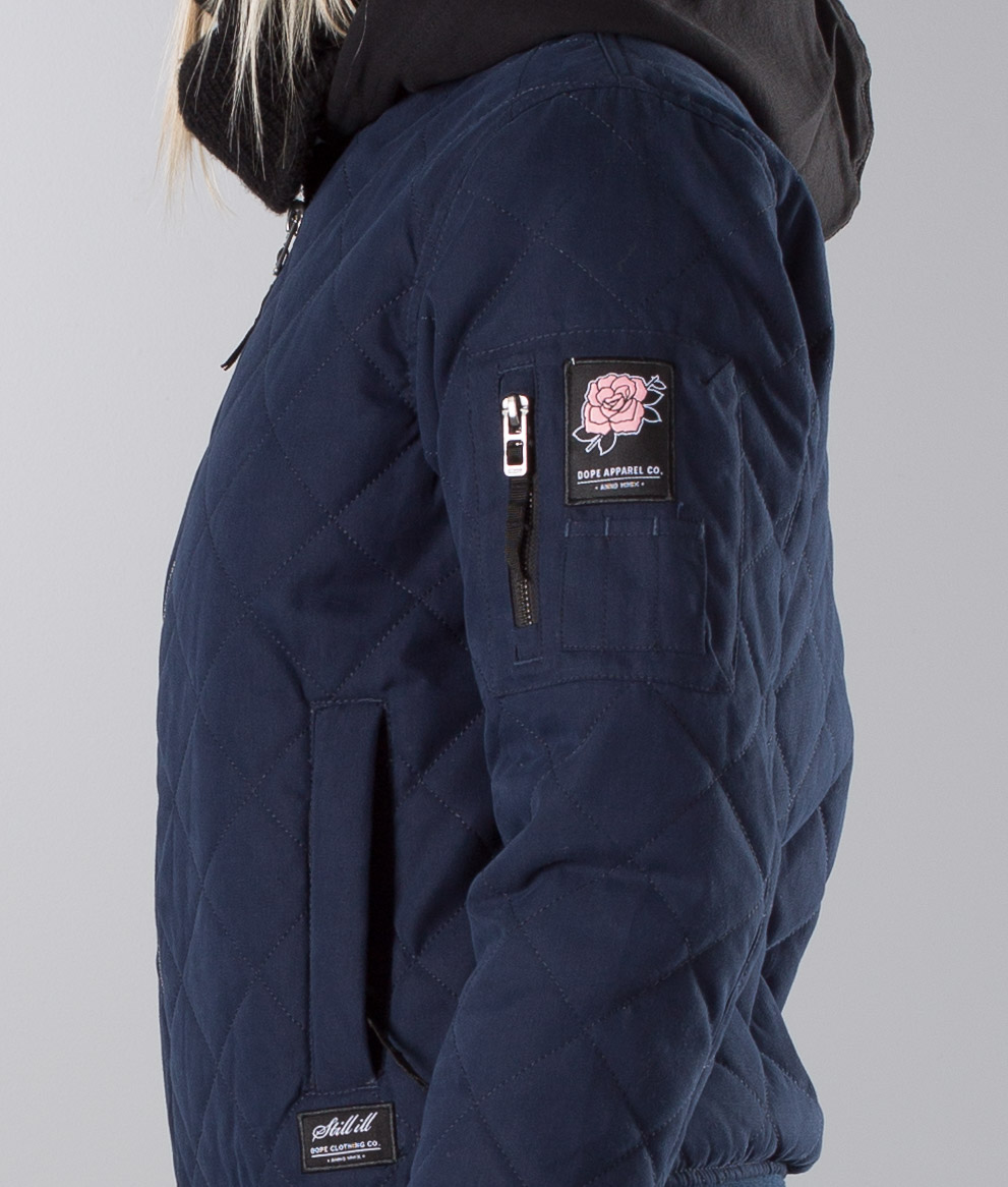 Dope Girls Bomber Snow Jakke Marine Ridestore.no Dope Girls Bomber Jakke Marine Ridestore.no