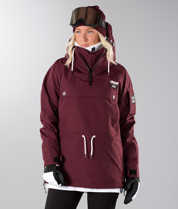 Dope Annok W 2018 Snowboard Jacket Women Burgundy, Image 1 of 9