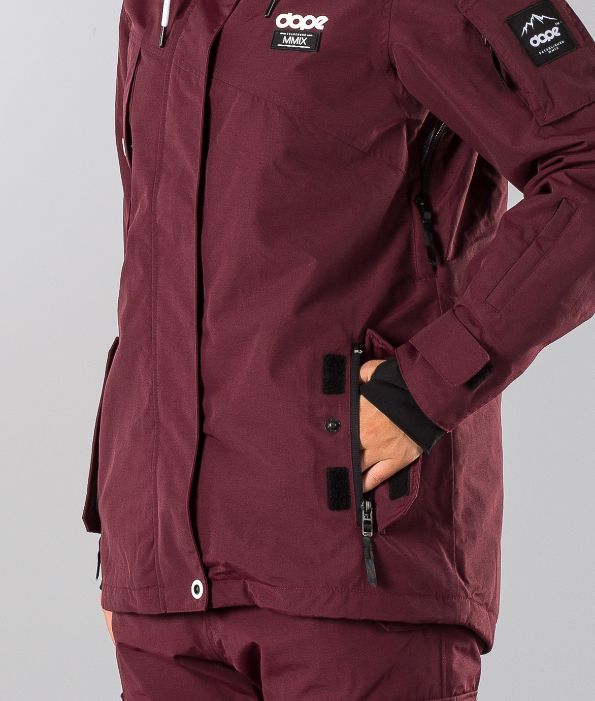 Dope Adept W 2018 Snowboard Jacket Women Burgundy Ridestore UK