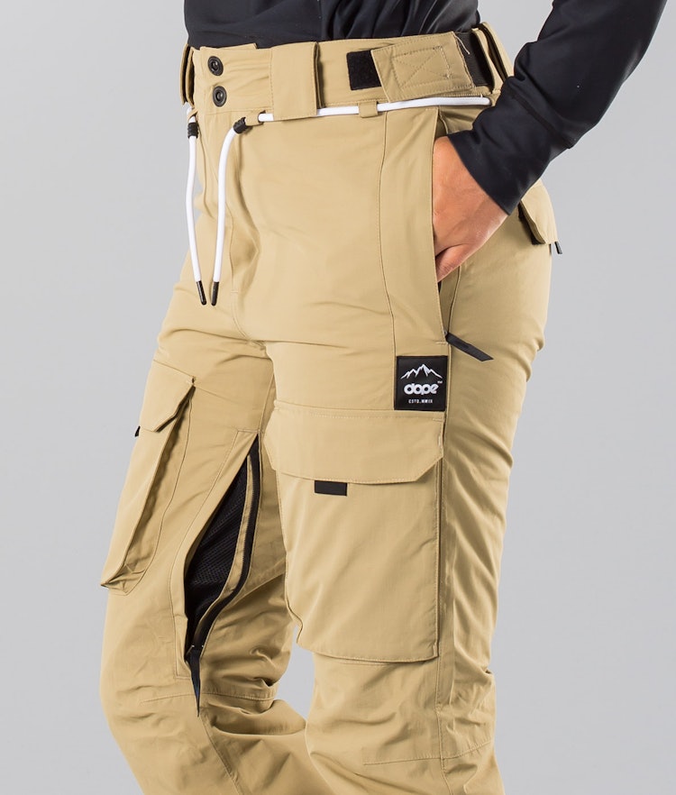 Dope Grace 2018 Kalhoty na Snowboard Dámské Khaki