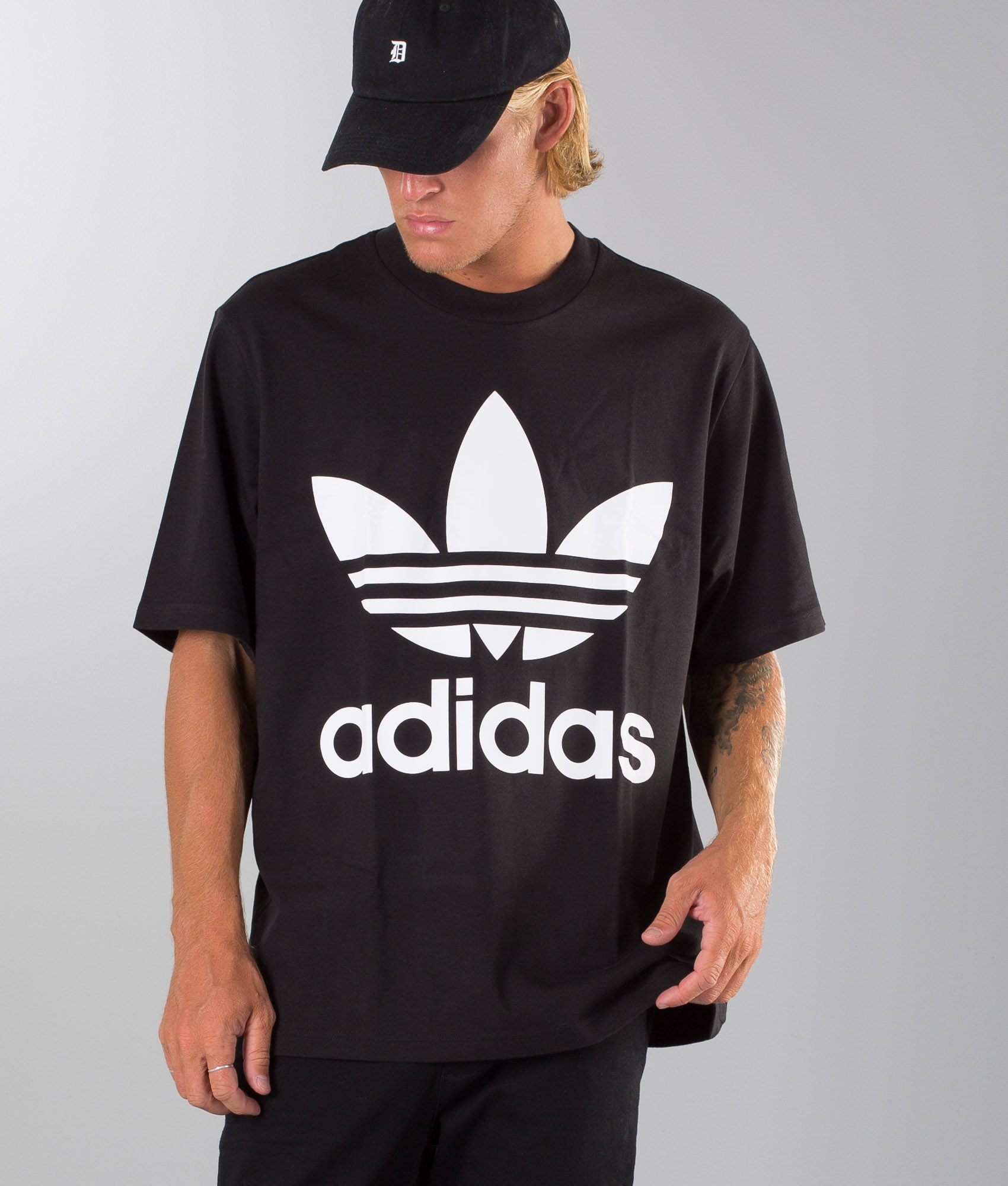adidas trefoil oversized t shirt