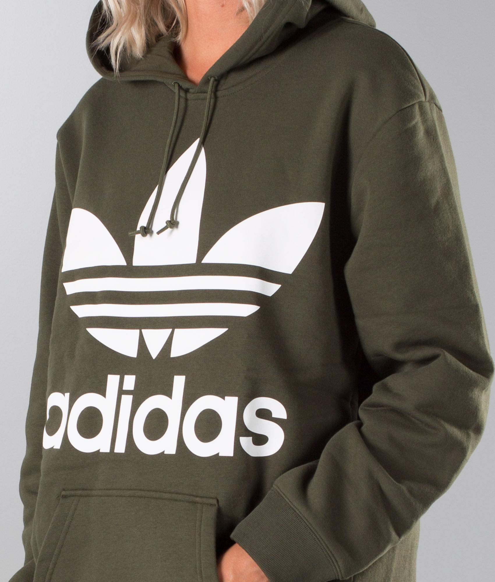 adidas boyfriend trefoil hoodie