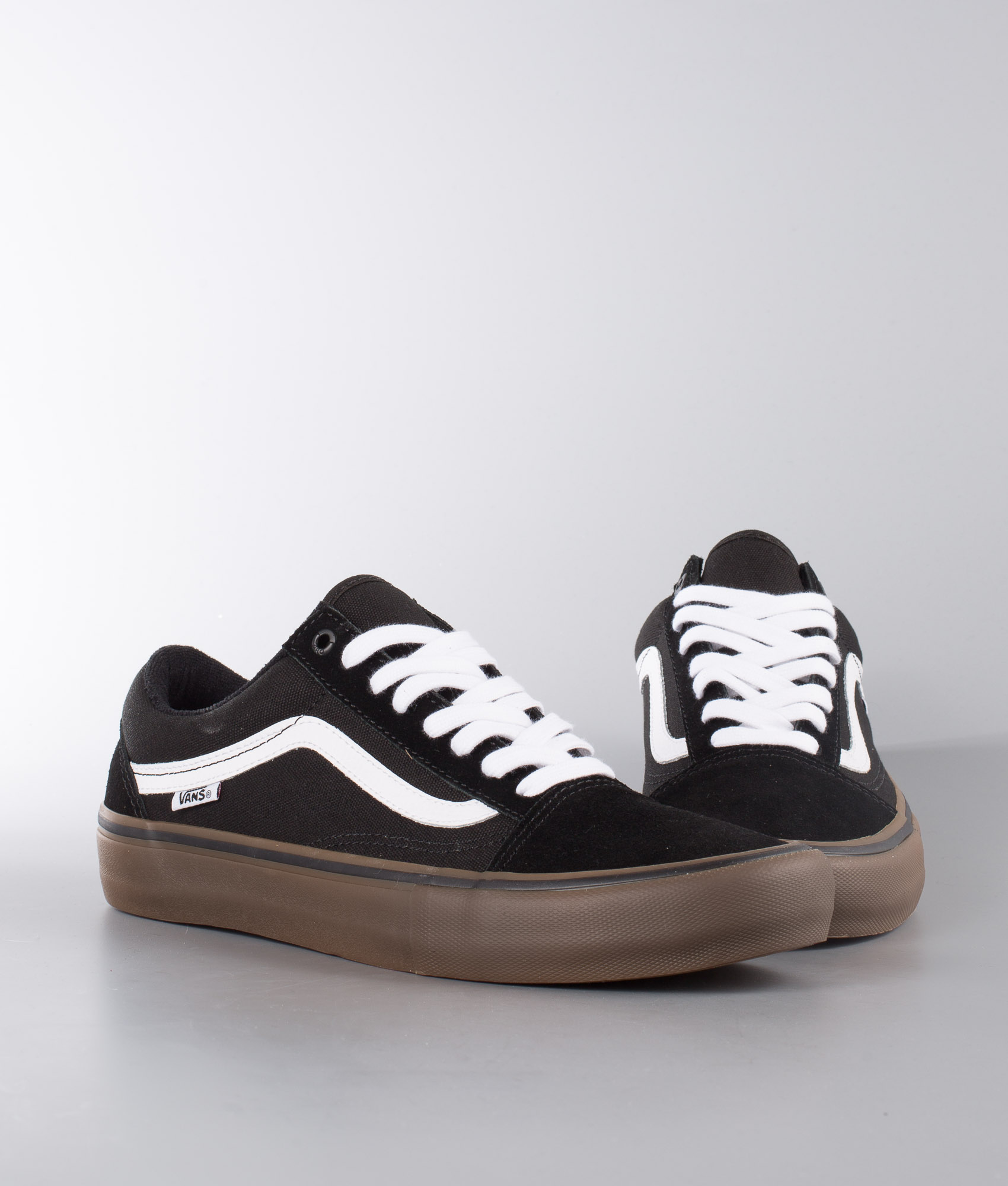 Vans Old Skool Pro Schuhe Black/White/Medium Gum Vans Old Skool Pro Schuhe Black/White/Medium Gum