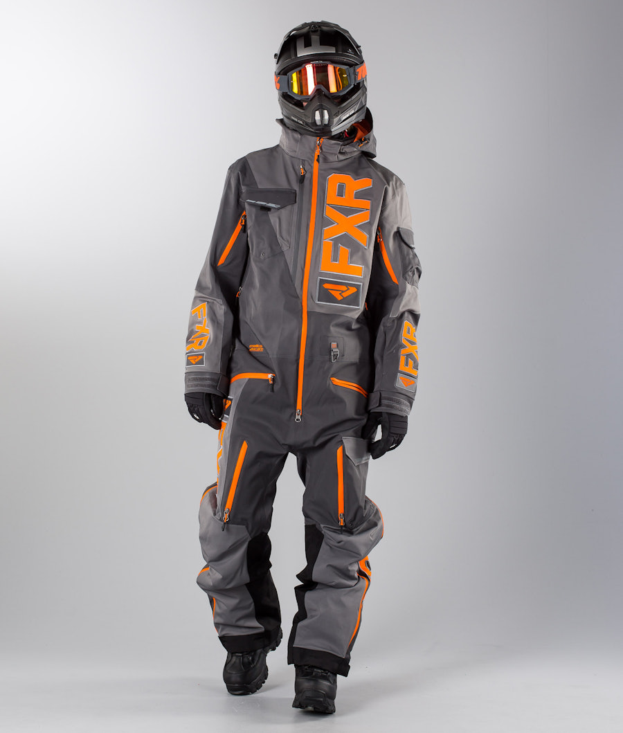 FXR Ranger Instinct Lite Haalari Charcoal/Grey/Orange