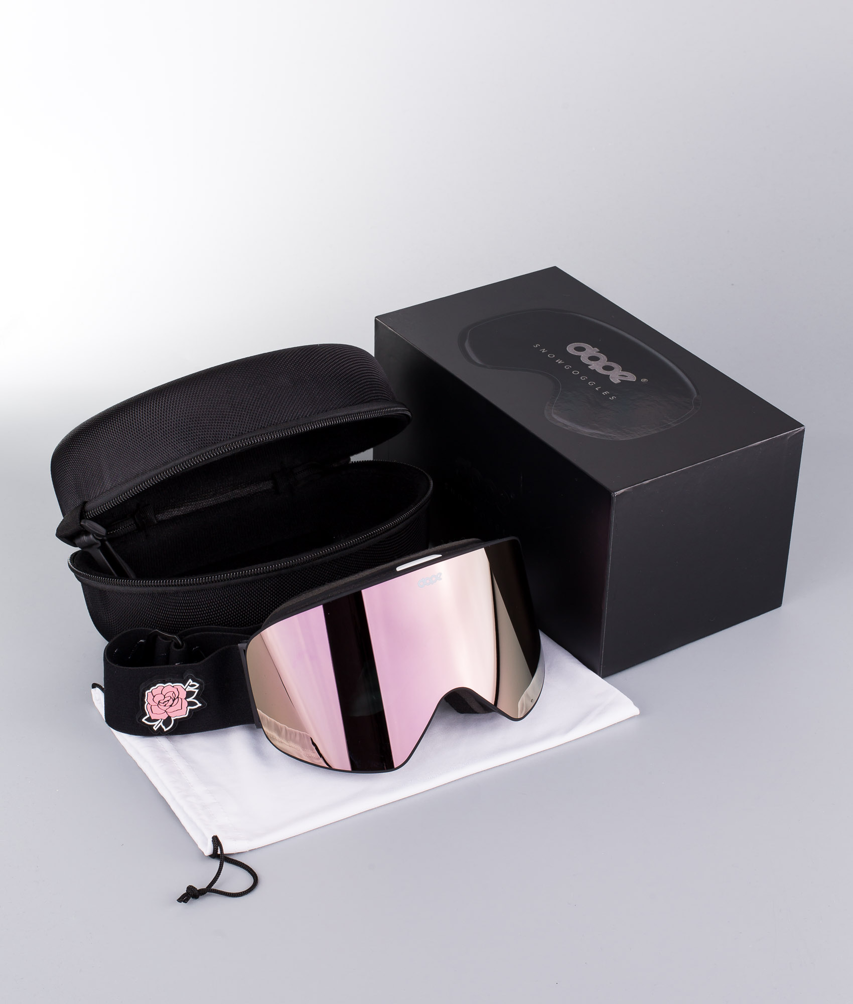 rose ski goggles