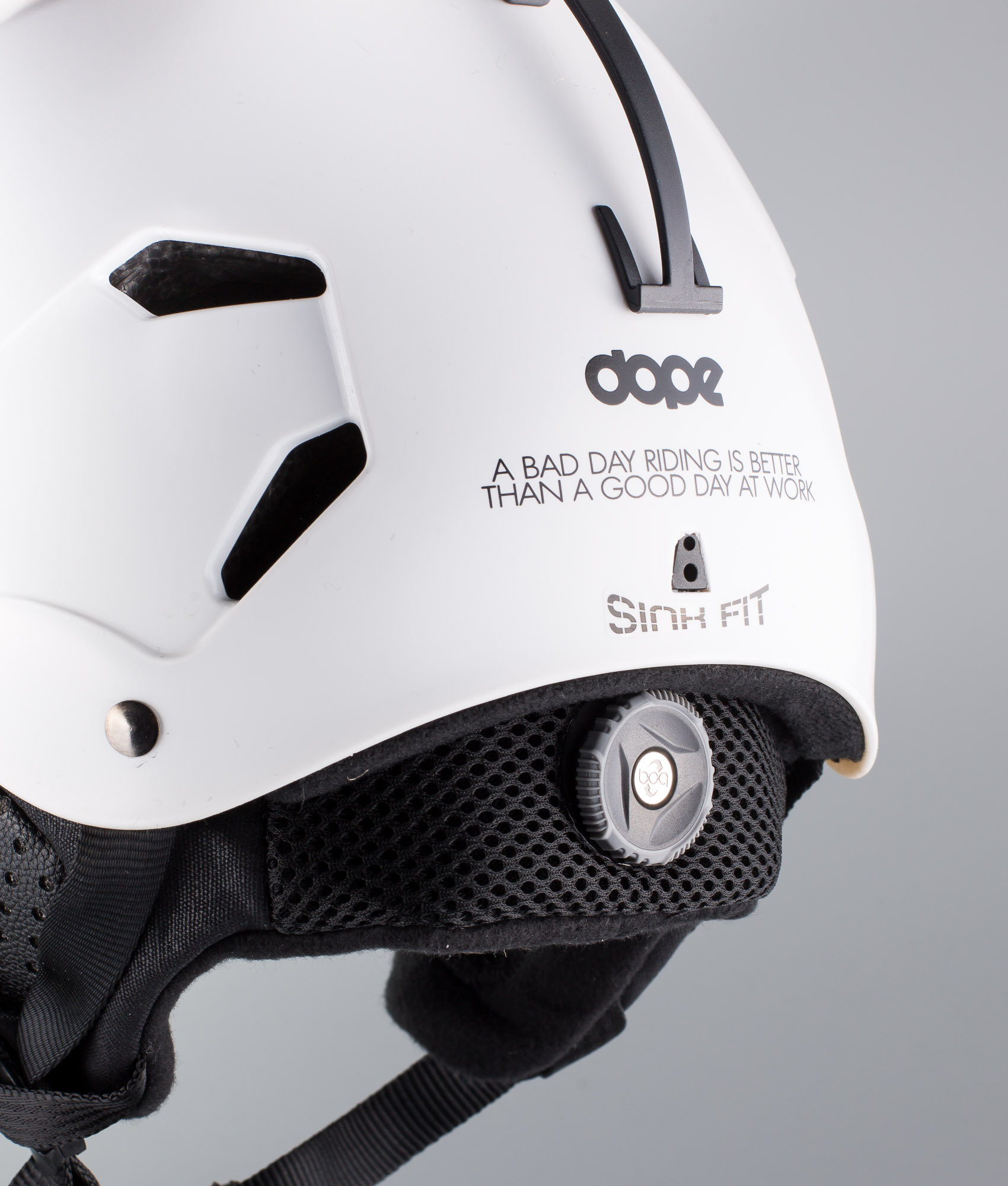 Bern Macon Classic Dope Boa Ski Helmet Matt White