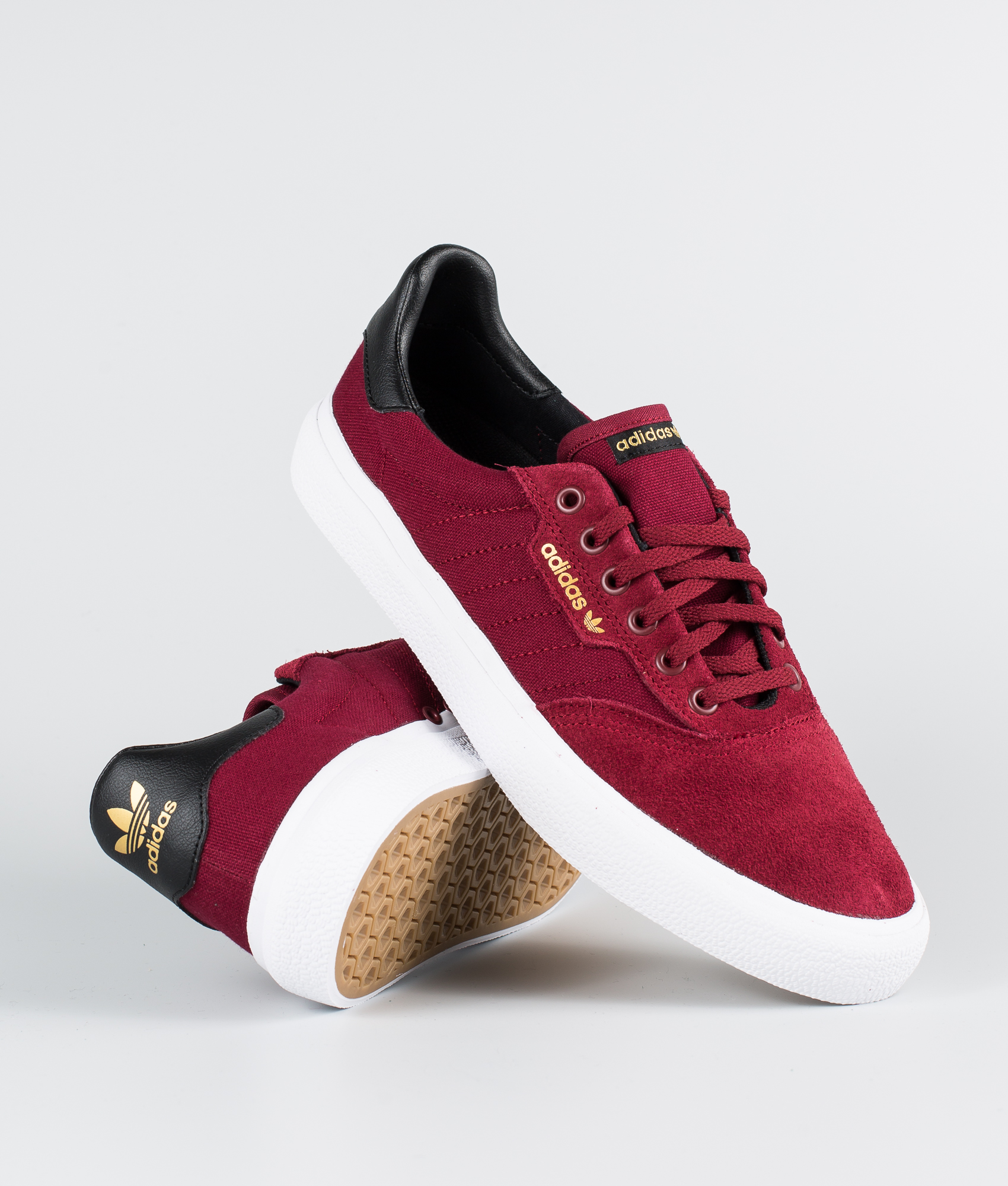 maroon and gold shoes
