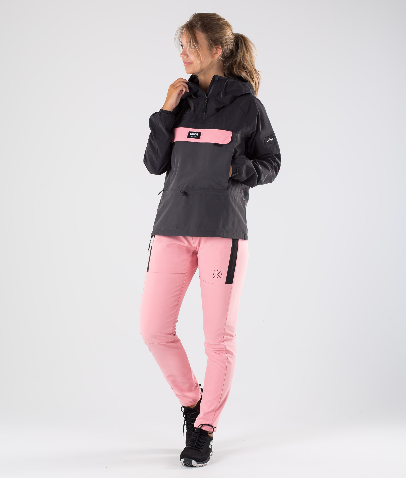 Dope Hiker 19 W Outdoor Jacka BlackDuskgreyPink Dope Hiker 19 W Outdoor Jacka BlackDuskgreyPink