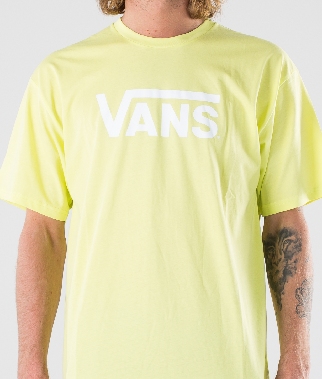 vans lime green shirt