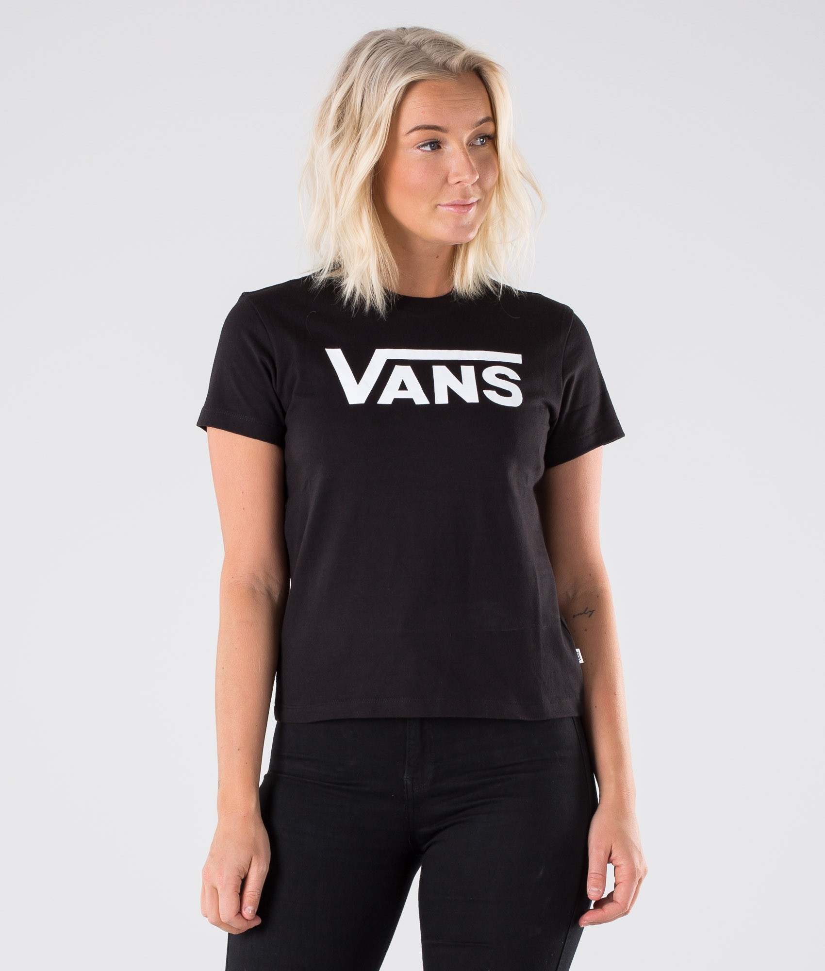 black vans shirt womens