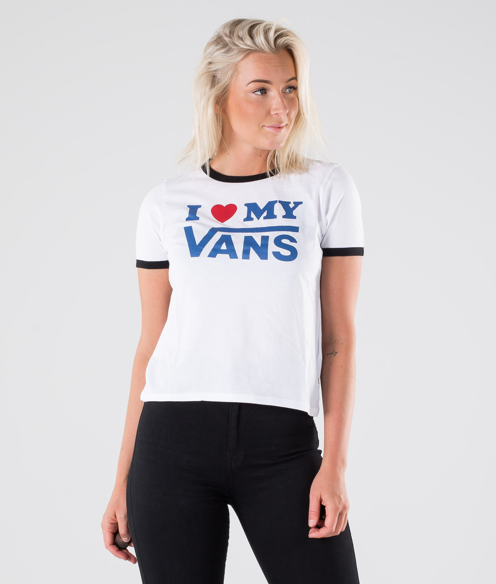 Vans Vans Love Ringer T-shirt White 