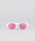 Dope Oldskool III Gafas de sol Glossy White/Pink Mirror