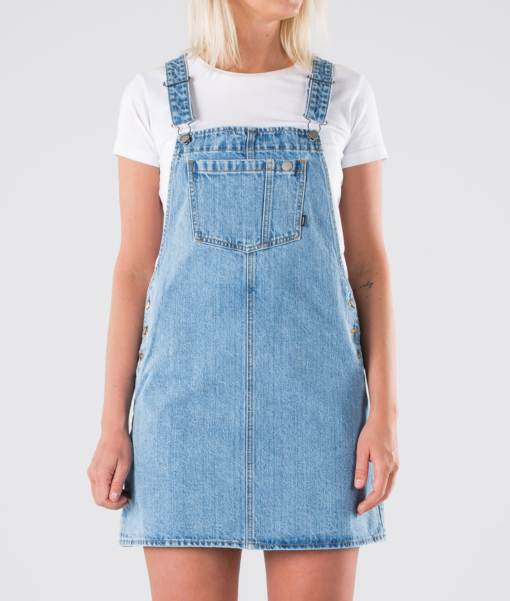 dr denim dungaree dress